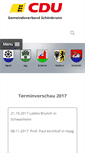 Mobile Screenshot of cdu-schoenbrunn.de